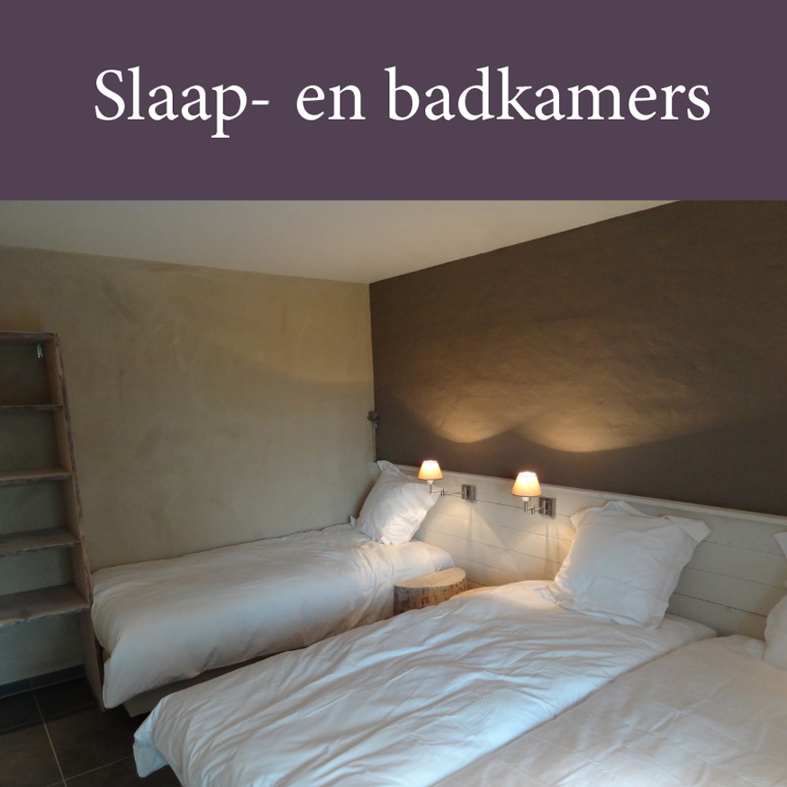 Slaap- en badkamers